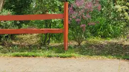 Orange Fence, Evanston, IL